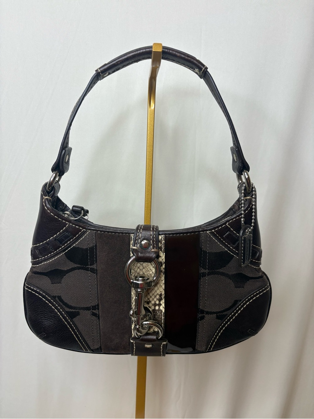 Y2K Coach Hampton Striped Python 🤍 - Picture 2 of 8